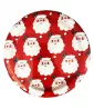 Christmas 'Red Nose Santa' Small Paper Plates (10ct) Christmas 'Red Nose Santa' Small Paper Plates (10ct)