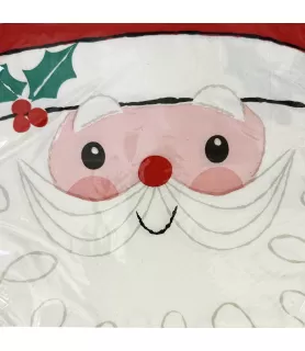 Christmas 'Santa and Holly' Lunch Napkins (18ct)