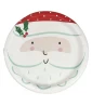Christmas 'Santa and Holly' Large Paper Plates (8ct) Christmas 'Santa and Holly' Large Paper Plates (8ct)