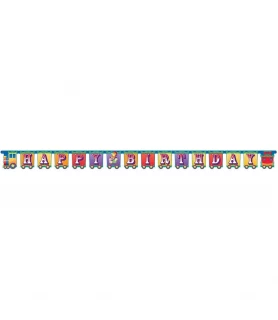 Circus 'Big Top' Birthday Jointed Banner (8ct)