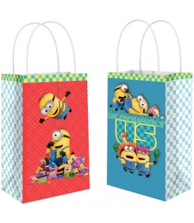 Despicable Me 'Despicably Us' Kraft Paper Favor Bags (8ct)
