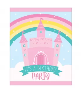 Princess Castle Birthday Invitation Postcards W/ Envelopes (8ct)