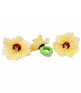 Ariel the Little Mermaid Hair Flowers / Favors (4pcs)
