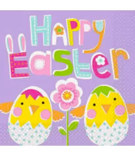 Easter 'Lilac' Lunch Napkins (16ct)