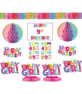 Happy Birthday 'Birthday Girl' Add An Age Decorating Kit (1kit)