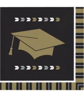 Graduation 'Glitzy Grad' Small Napkins (16ct)