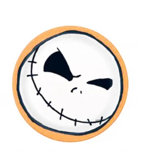 Nightmare Before Christmas 'The Pumpkin King' Small Paper Plates (8ct)