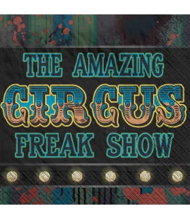 Creepy Carnival Blacklight Lunch Napkins (40ct)