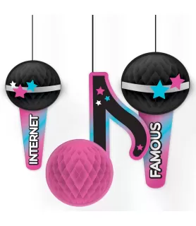 Internet Famous Hanging Honeycomb Decorations (3pcs)