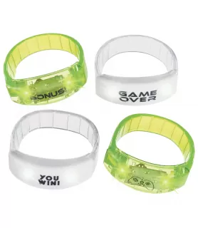 Level Up Light-Up Bracelets (4pc)
