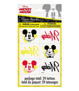 Mickey Mouse 'Retro' Temporary Tattoos (4 sheets)