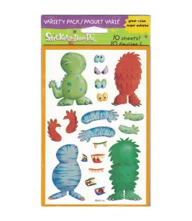 Create A Monster Stickers (10 sheets)