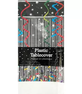 New Year Sparkle Plastic Tablecover (1ct)