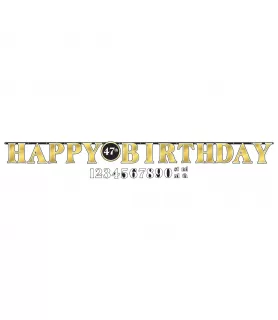 Over the Hill 'Better With Age' Add An Age Letter Banner (1ct)