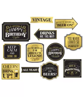 Over the Hill 'Better With Age' Cutouts (12pc)