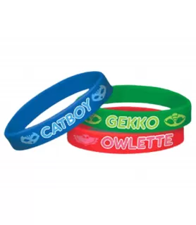 PJ Masks Rubber Bracelets (6ct)