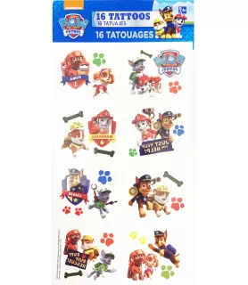 Paw Patrol Temporary Tattoos (1 sheet)