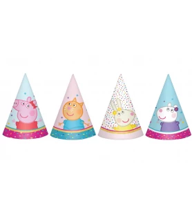 Peppa Tea Party Mini Cone Hats (8ct)