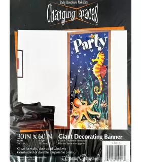 Sea Life Giant Decorating Banner (1pc)