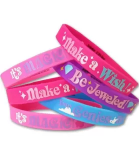 Shimmer and Shine Rubber Bracelets / Favors (6pc)