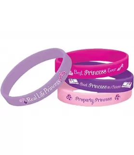 Sofia the First Rubber Bracelets (4pc)
