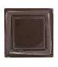 Chocolate Brown Small Square Paper Plates (20ct) Chocolate Brown Small Square Paper Plates (20ct)