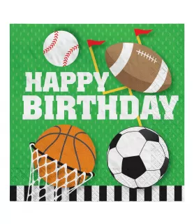 All Star Birthday Small Napkins (16ct)