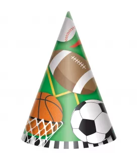 All Star Birthday Cone Hats  (8ct)