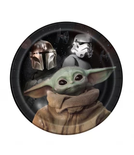 Star Wars 'The Mandalorian 2019' Large Paper Plates (8ct)