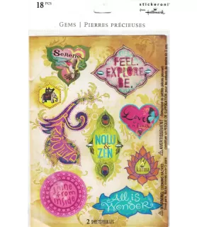 Gems Stickers (18 pcs)