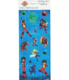 Bakugan Foil Stickers (2 sheets)