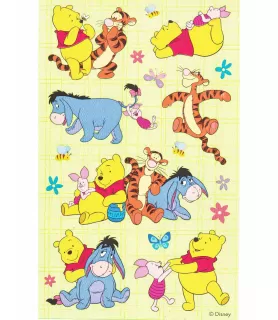 Winnie the Pooh And Friends 'Spring Time Fun' Sticker  (2 sheets)