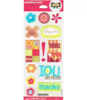 Congrats Stickers (2 sheet)