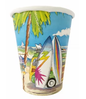 Summer 'Hang Loose' 9oz Paper Cups (8ct)