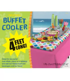 Summer 'Dots' Inflatable Buffet Cooler (1ct)