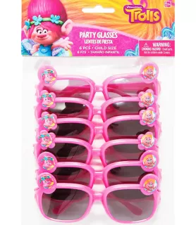 Trolls Plastic Sunglasses / Favors (6ct)