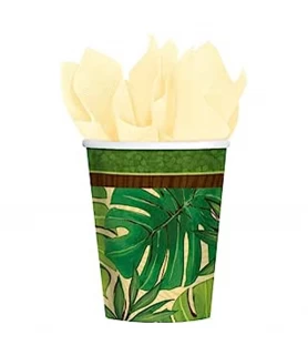 Summer 'Island Palms' 9oz Paper Cups (8ct)
