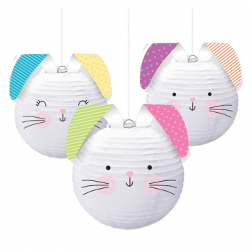 Bunny Paper Lanterns (3ct)