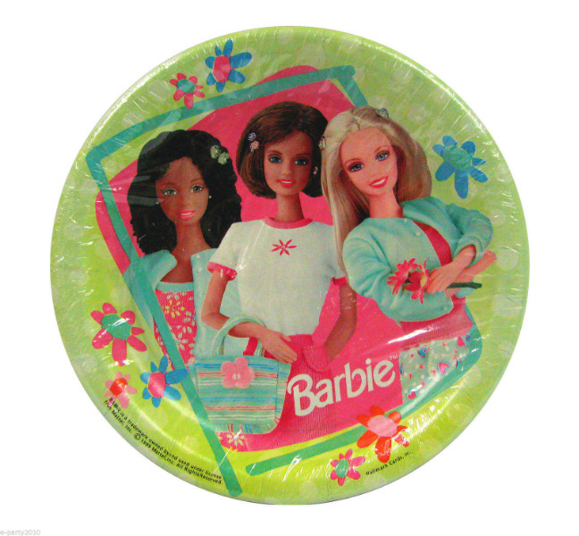 Barbie 'Talk' Small Paper Plates (8ct)