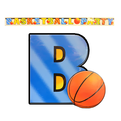 Basketball Letter Banner (8.5ft)
