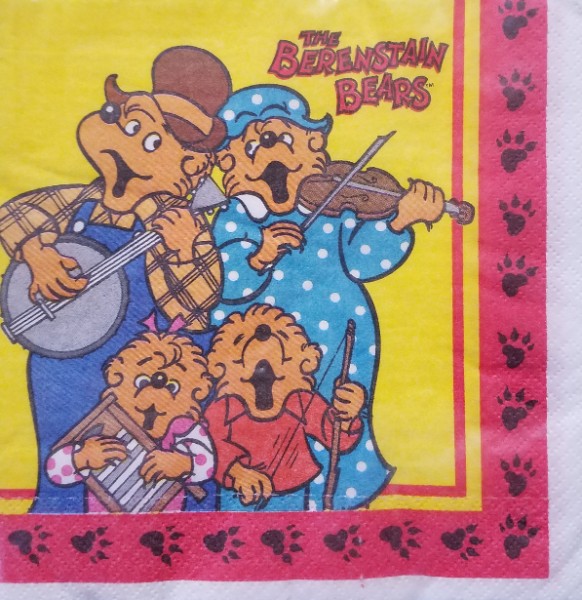 Berenstain Bears Vintage 1996 Lunch Napkins (16ct)