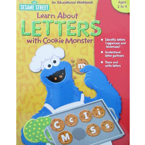 Sesame Street 'Learn About Letters with Cookie Monster' Coloring and ...