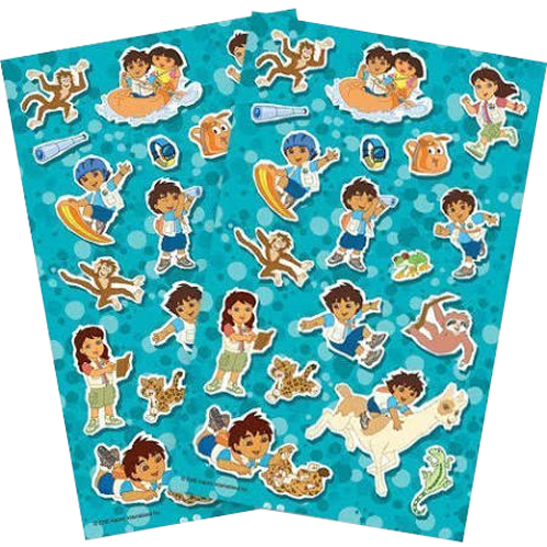 Go Diego Go! Stickers (2 sheets)