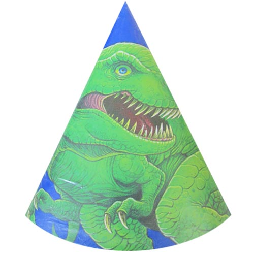 dinosaur with a cone head