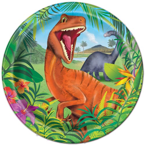 Dinosaur Jungle Large Paper Plates (8ct)