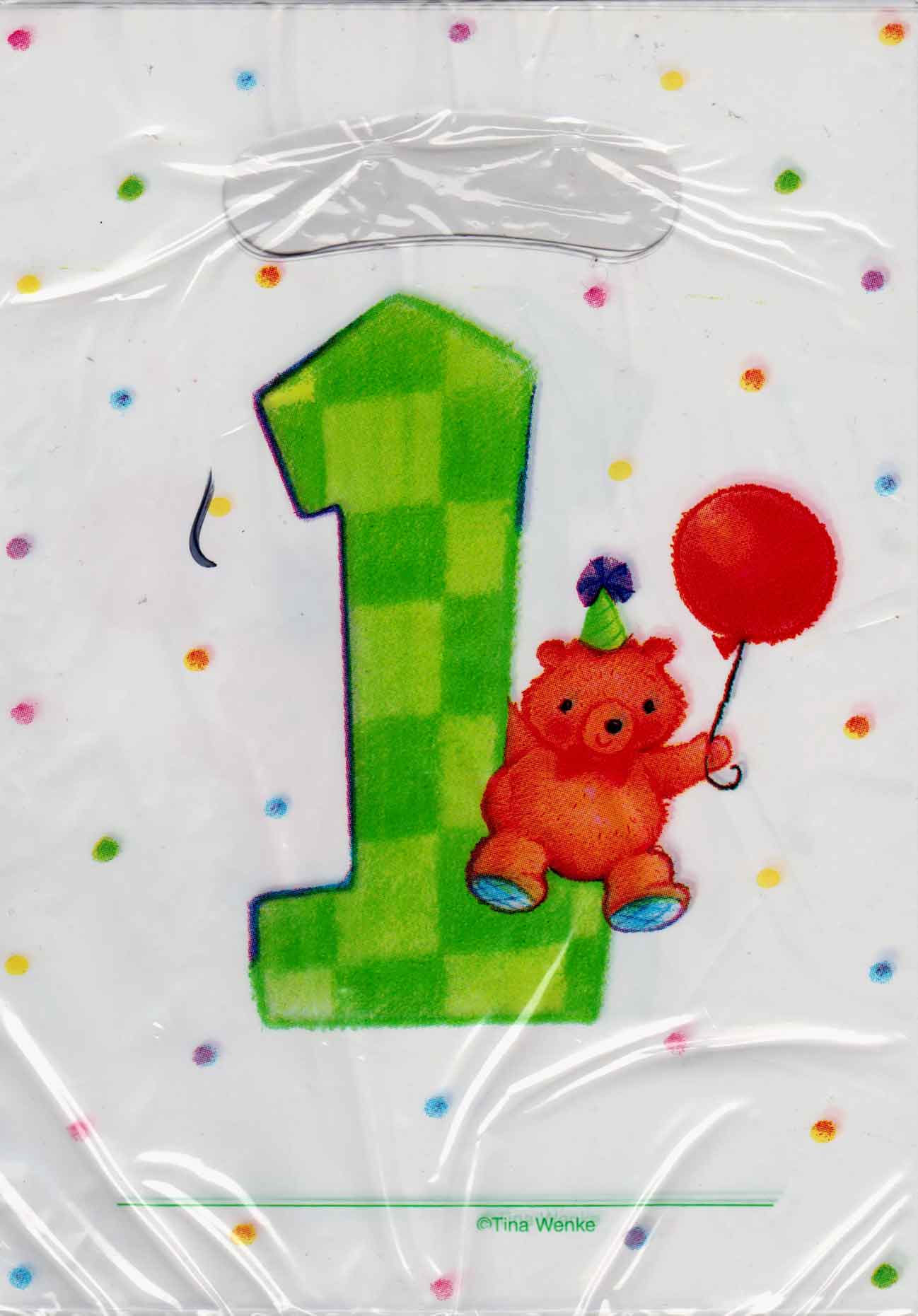 1st birthday teddy bear