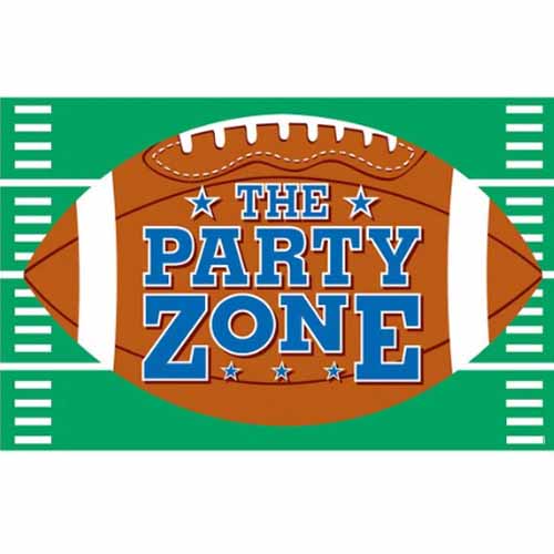 Sports Football Party  Zone  Giant Banner 1ct 