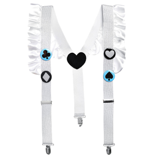 Halloween 'Wonderland' Suspenders (1 set)