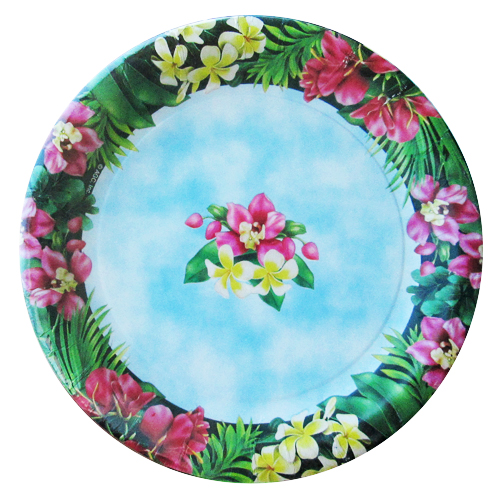 Hawaiian Luau 'Pineapple Luau' Small Paper Plates (8ct)