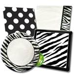Black and White Party Supplies